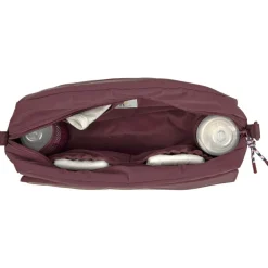 Sac à poussette rouge foncé