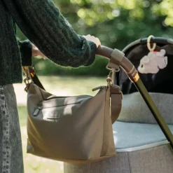 Sac à poussette Taupe
