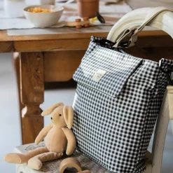 Sac a Langer I Love Vichy Noir