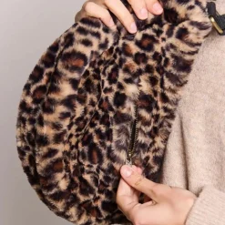 Sac banane Andrea Teddy Léopard