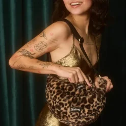 Sac banane Andrea Teddy Léopard