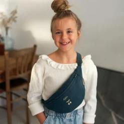 Sac banane bleu pétrole (personnalisable)