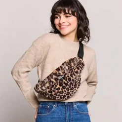 Sac banane L Sasha Teddy Léopard