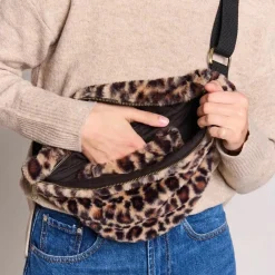 Sac banane L Sasha Teddy Léopard