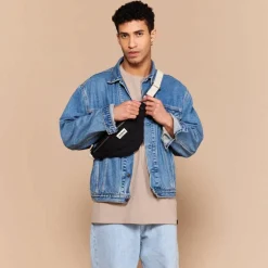 Sac banane Olivia matelassé Noir