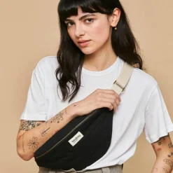 Sac banane Olivia matelassé Noir