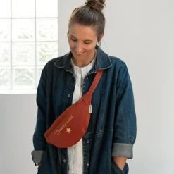 Sac banane terracotta (personnalisable)