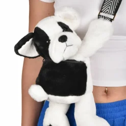 Sac bandoulière Chien black and white (30 cm)