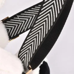 Sac bandoulière Chien black and white (30 cm)