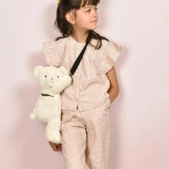 Sac bandoulière Doudou Ours ivoire (30 cm)