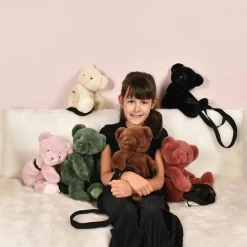 Sac bandoulière Doudou Ours ivoire (30 cm)