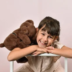 Sac bandoulière Doudou Ours marron glacé (30 cm)