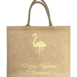 Sac cabas Nounou Flamant (personnalisable)
