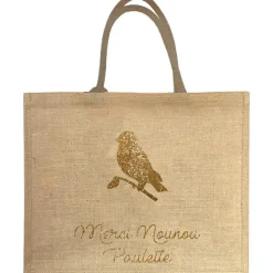 Sac cabas Nounou Oiseau (personnalisable)