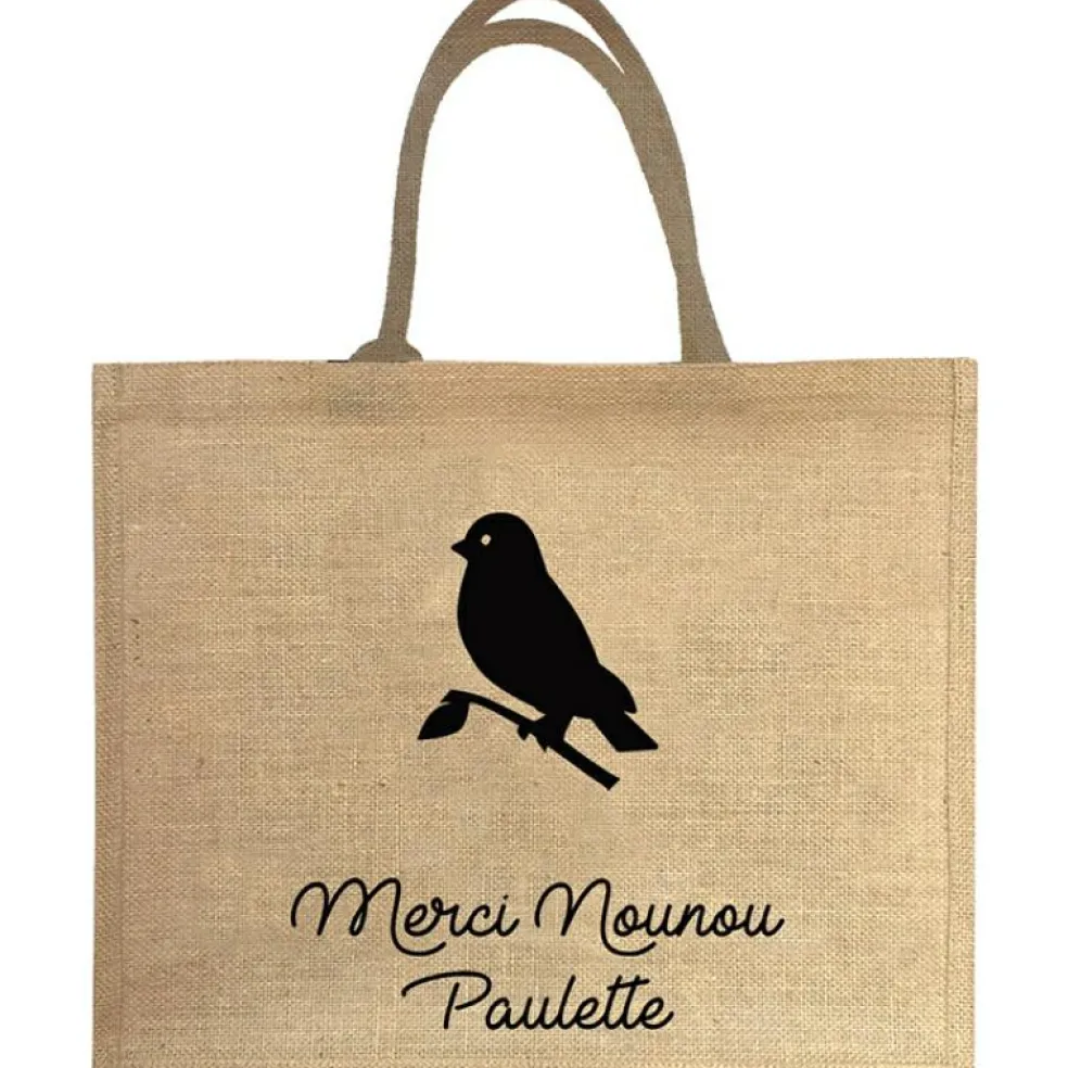 Sac cabas Nounou Oiseau (personnalisable)