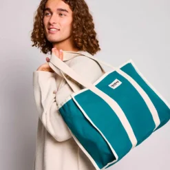 Sac cabas Oscar Bleu Paon