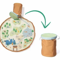 Sac de rangement et tapis de jeu 2 en 1 Soo Zoo