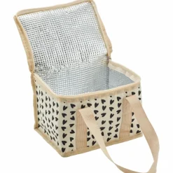Sac de transport isotherme Cœurs Ecru
