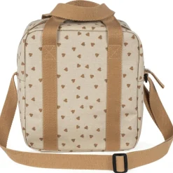 Sac isotherme biberons coeurs Poppy Cannelle