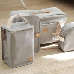 Sac isotherme Canvas gris perle