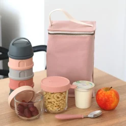 Sac isotherme Canvas rose poudré