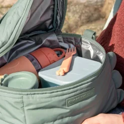 Sac isotherme matelassé Croco vert