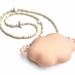 Sac nuage anse bijoux Corail