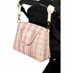 Sac pour poussette Stories Édition limitée Powder red checks