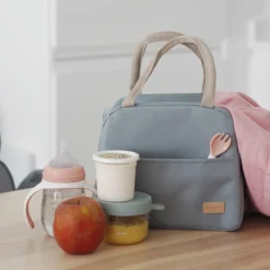 Sac repas isotherme vert sauge