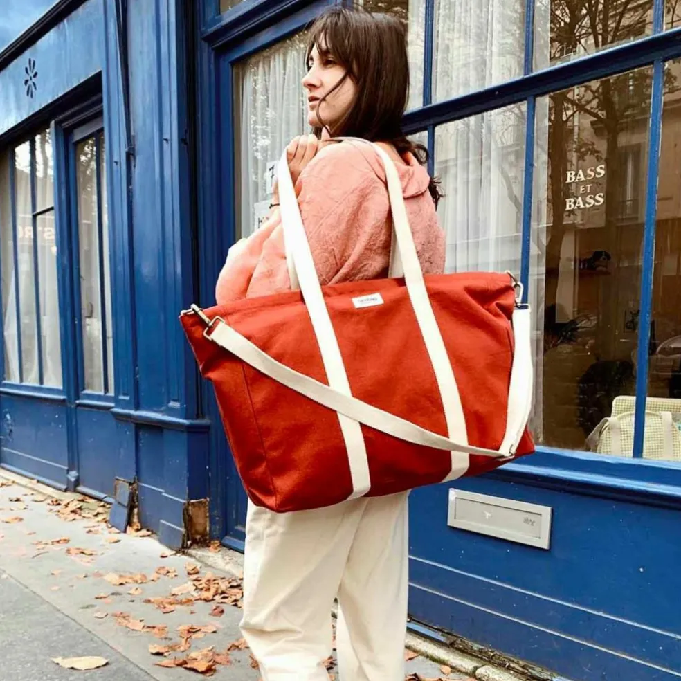 Sac week-end Jean Terracotta