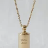 Sautoir personnalisable plaqué or jaune