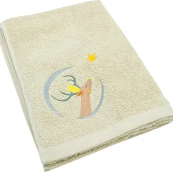Serviette de bain jaune pâle Daim (50 x 100 cm)