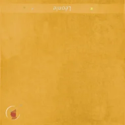 Serviette de bain lion safran personnalisable (100 x 100 cm)