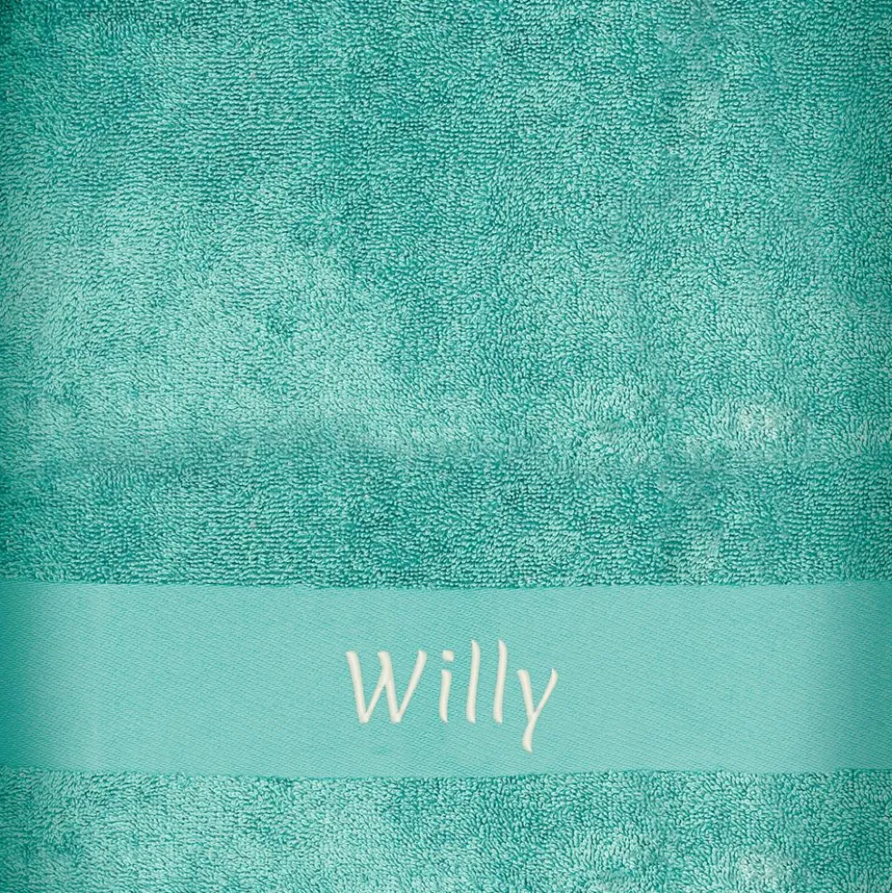 Serviette de bain orque océan personnalisable (70 x 140 cm)