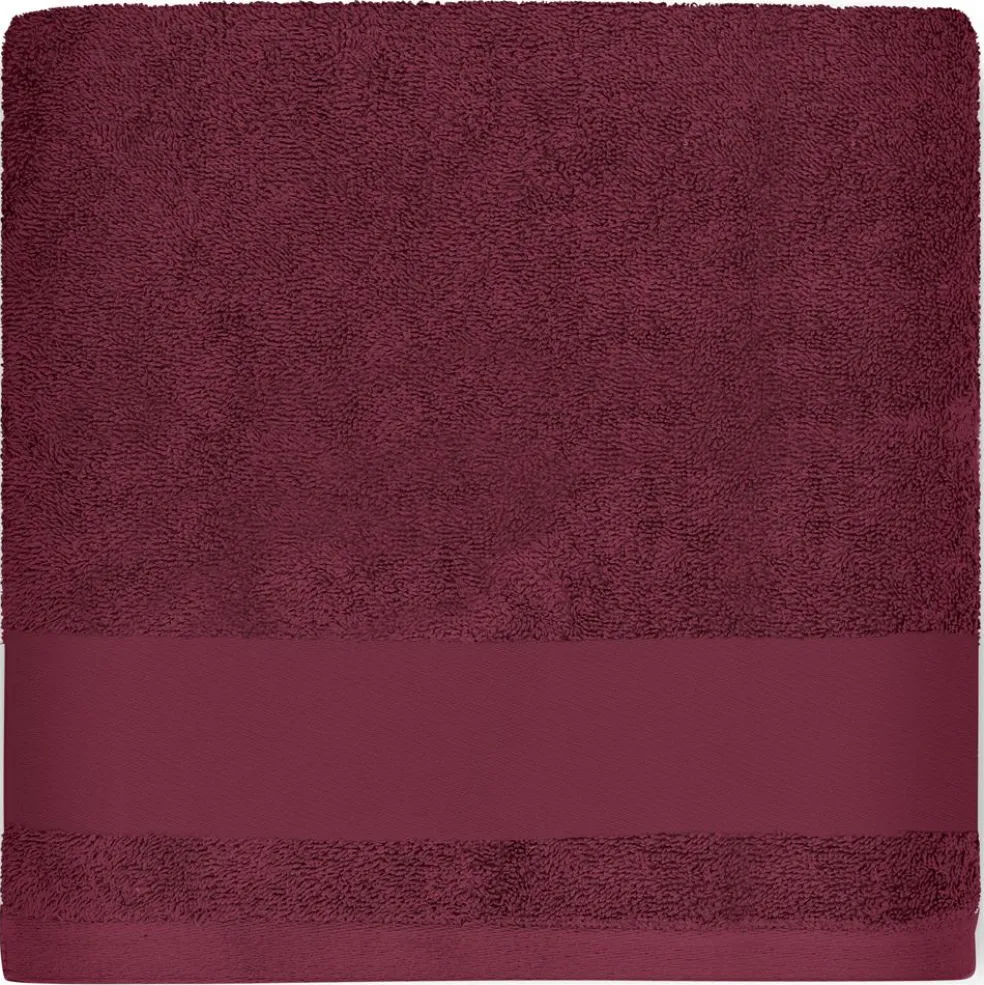 Serviette de bain souris framboise (70 x 140 cm)