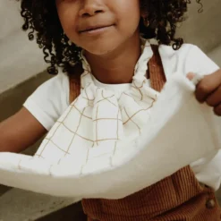 Serviette de cantine Gaze Grands Carreaux