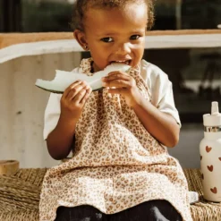 Serviette de cantine Gaze Léopard