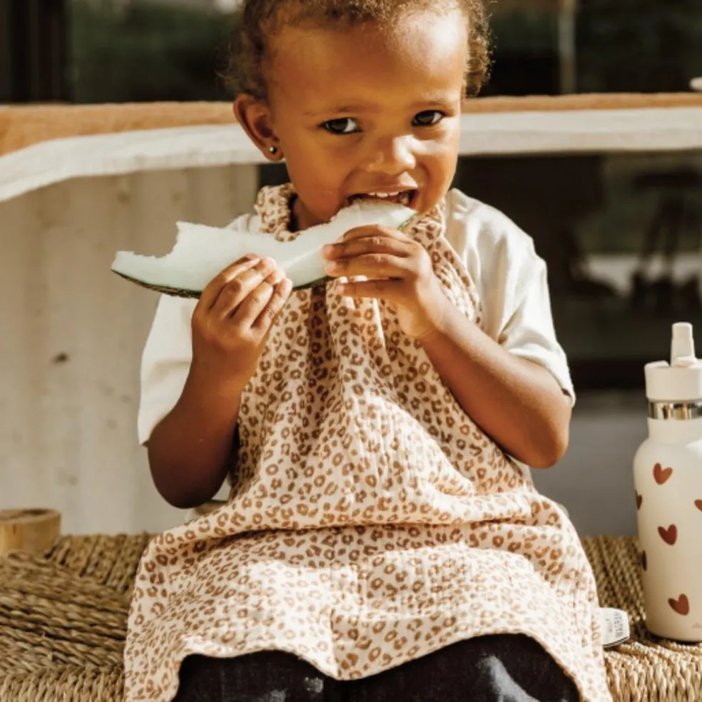 Serviette de cantine Gaze Léopard