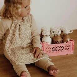 Serviette de cantine Gaze Léopard