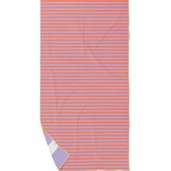 Serviette de plage 2 en 1 Circuit Lavande (140 x 70 cm)