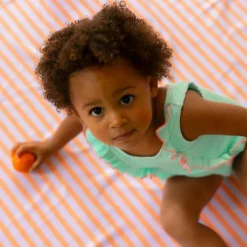 Serviette de plage 2 en 1 Circuit Lavande (140 x 70 cm)