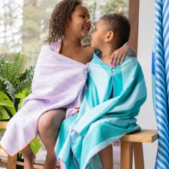 Serviette de plage 2 en 1 Marelle (180 x 100 cm)