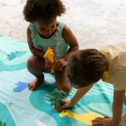 Serviette de plage 2 en 1 Safari (180 x 180 cm)