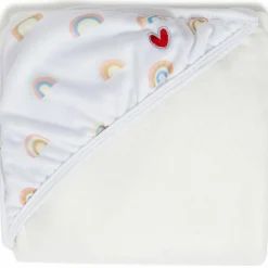 Serviette tablier de bain papillon Arc-en-ciel (108 x 107 cm)
