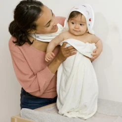 Serviette tablier de bain papillon Arc-en-ciel (108 x 107 cm)