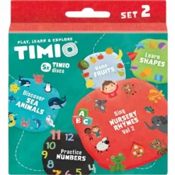 Set 2 de 5 disques pour lecteur éducatif d'audio et de musique