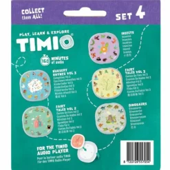 Set 4 de 5 disques pour lecteur éducatif d'audio et de musique