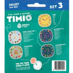 Set 3 de 5 disques pour lecteur éducatif d'audio et de musique