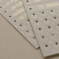 Set accessoires tableau des motivations grège