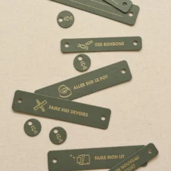 Set accessoires tableau des motivations vert